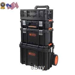 TACTIX 4-in-1 Rolling Tool Box System