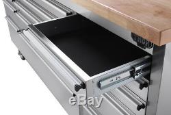 Thor Stainless Steel 72 15 Drawers Rolling Tool Storage Sliding Metal Box Bench