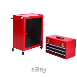Tool Box Storage Organizer Rolling Garage Mechanic Chest Bin Cabinet Portable