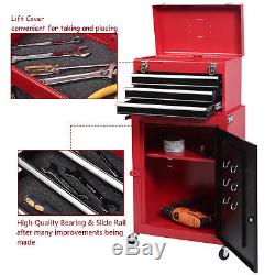 Tool Box Storage Organizer Rolling Garage Mechanic Chest Bin Cabinet Portable