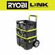 Tool Box And Tool Crate Rolling Tool Box With Medium Telescoping Handle