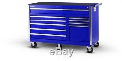 Tool Cabinet Rolling Workbench Top 56 Inch 10 Drawer Storage Box Chest Toolbox