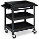 Tool Cart 3-tray Rolling Tool Box Organizer With Drawer Industrial Storage Dollies