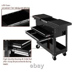 Tool Cart Rolling Mechanics Toolbox Tools Organizer With Wheels Drawer Shelves