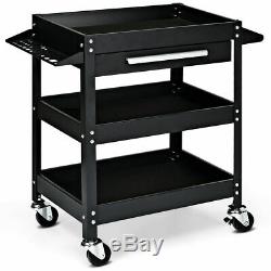Tool Cart Rolling Mechanics Tools Organizer Toolbox With Wheels Drawer Shelves