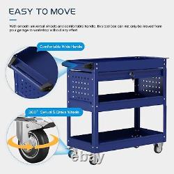 Tool Cart on Wheels for Mechanics with Drawers Rolling Tool Box Storage Organizer