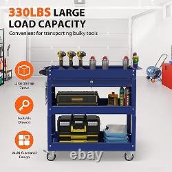 Tool Cart on Wheels for Mechanics with Drawers Rolling Tool Box Storage Organizer