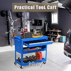 Tool Cart on Wheels for Mechanics with Drawers Rolling Tool Box Storage Organizer