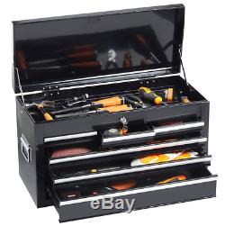 Tool Chest Cabinet Heavy Duty Rolling Powder Coated Steel with Removable Toolbox