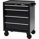 Tool Chest Cabinet With 4 Drawer Storage Steel Ball Bearing Slides Rolling Caster