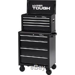 Tool Chest Cabinet with 4 Drawer Storage Steel Ball Bearing Slides Rolling Caster