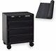 Tool Chest With Drawer Liner Roll, 26-inch, 4 Drawer, Black 26 Cabinet