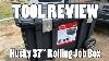 Tool Review Husky 37 Inch Portable Job Box Rolling Tool Storage Container