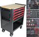 Tool Sets And 4 Drawers Tool Cart On Wheels, Drawers Rolling Tool Storage Box Too