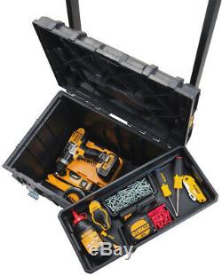 Tool Storage Box Set Mobile Dewalt ToughSystem 3-Pcs Rolling Chest Shop Job Site