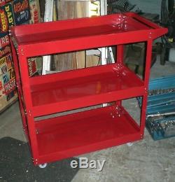 Tool Trolley Roll Storage Box Chest Tray Cab Cabinate Portable Mobile Workshop