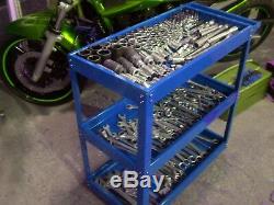 Tool Trolley Roll Storage Box Chest Tray Cab Service Portable Mobile Workshop