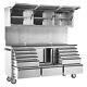 Tools Stainless Steel Rolling Tool Cabinet Combo 72 X 18 X 72