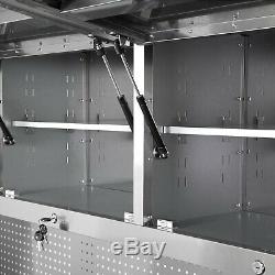 Tools Stainless Steel Rolling Tool Cabinet Combo 72 x 18 x 72