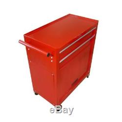 Trolley Tool Chest Cabinet Rolling Garage Toolbox with 7 Drawers & 250 Tools