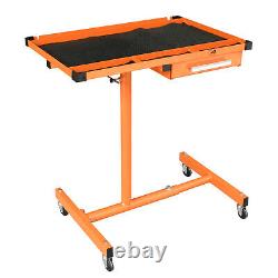 US Stock Heavy Adjustable Work Table with Drawer, 220lbs Capacity Rolling Tool