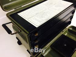 US military kipper rolling tool box storage green shooting reloading hunting