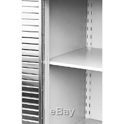 Ultrahd 2-door Rolling Lockable Storage Cabinet, 28 W X 18 D X 34.5 H