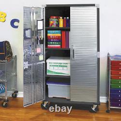 Ultrahd 72 Tall 2-door Rolling Storage Cabinet, 36 W X 18 D X 72 H