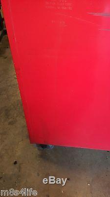 Used Snap On Tool box Rolling Cab and Top Chest 22 Drawers and Top Storage