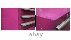 Used The Original Pink Box PB1804R 16-Inch 4-Drawer 18G Steel Rolling Tool/Salon