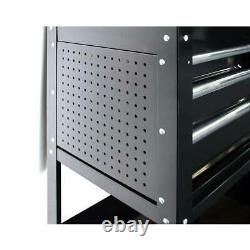 Utility Tool Cart Mechanic Rolling Cabinet Toolbox Storage Portable Garage