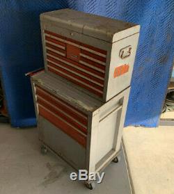 Vintage 1960's Craftsman Rolling Toolbox & Tool Chest Cabinet Roll Around