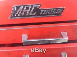 Vintage 1970s MAC Tools Toolbox Box Chest Roll Cabinet Combo MB516 MB520 With Keys