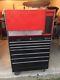Vintage 1981 Snap On Kr-557c Roll Cab & Kr-537c Top Box Toolbox Tool Chest Combo