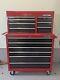Vintage Craftsman 41 Rolling Rollaway Metal Tool Chest Combo 13 Drawer Red
