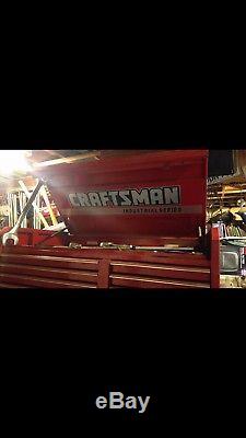 Vintage Craftsman Industrial rolling toolbox /chest 46 wide 24 inches deep