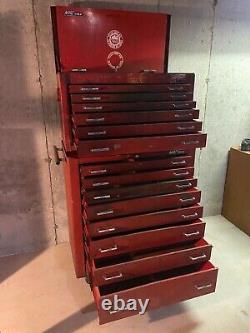 Vintage MAC Tools Toolbox Rolling Chest MB900/MB920 Combo