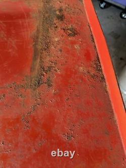 Vintage Red MAC TOOLS CHEST Intermediate Center For Roll Around Tool Box 1 Drawe