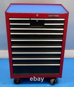 Vintage Rolling Craftsman Mechanic Tool Box Chest 12 Drawers ONLY FOR PICK UP