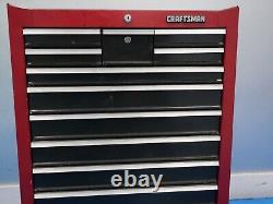 Vintage Rolling Craftsman Mechanic Tool Box Chest 12 Drawers ONLY FOR PICK UP