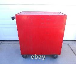 Vintage Snap-On KR-557B Rolling 7 Drawer Tool Chest with Key! Toolbox box cabinet