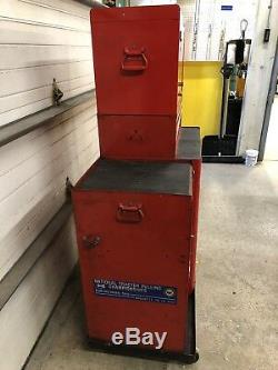 Vintage Snap-On Tools 4 Piece Roll Away Tool Box, Pre-Owned