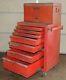 Vintage Snap-on Top Box And Bottom Kra380a Tool Chest Rolling Cabinet