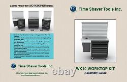 Viper Rolling Cabinet Alum Slatwall Back & Counter Lime Green Time Shaver Wk9