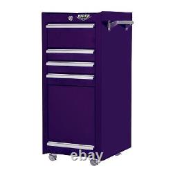 Viper Tool Storage V1804PUR 5-Drawer Steel Rolling Tool/Salon Cart, With Bulk