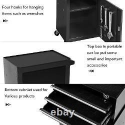 WAYTRIM 3-Drawer Rolling Tool Storage Cabinet Tool Chest Detachable Organizer Co