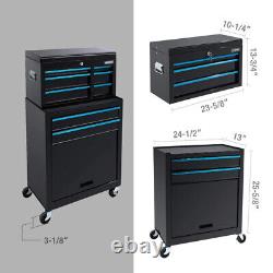 WORKPRO 5 Drawers Rolling Tool Chest Rolling Tool Storage Cabinet with Wheels