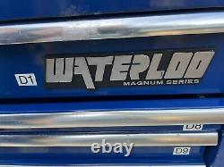 Waterloo Magnum Series Rolling Wheeled Tool Cart Box 12 Drawers Msrp $6500