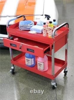 Wilmar Performance Tool Steel Rolling Detail and Tool Cart Red W54004 NEW