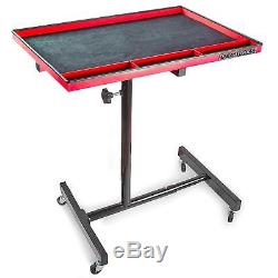 Workshop Table Portable Tools Tray Mechanics Station Rolling Adjustable Sturdy
